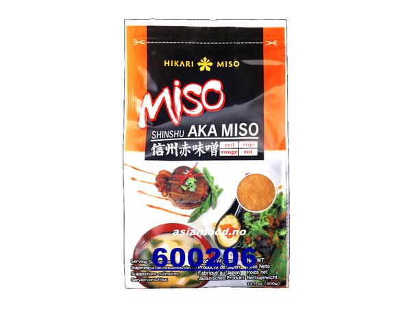 HIKARI MISO Shinshu Aka Miso - Red Bot sup Miso do 10x400g  JP