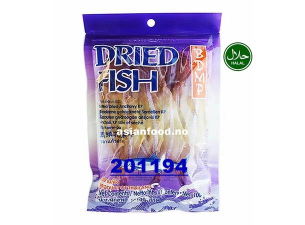 BDMP dried anchovy KP(butterfly) 25x100g Ca com kho che doi  TH