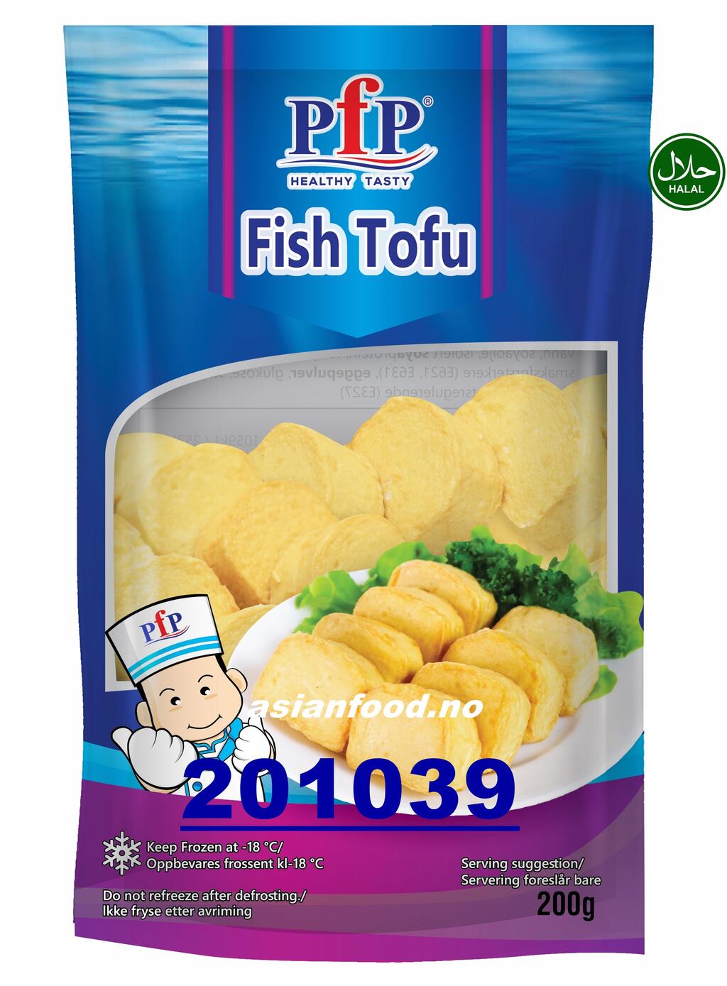 PFP Fish tofu (frozen) 30x200g Ca tofu TH - Asian Food Import AS